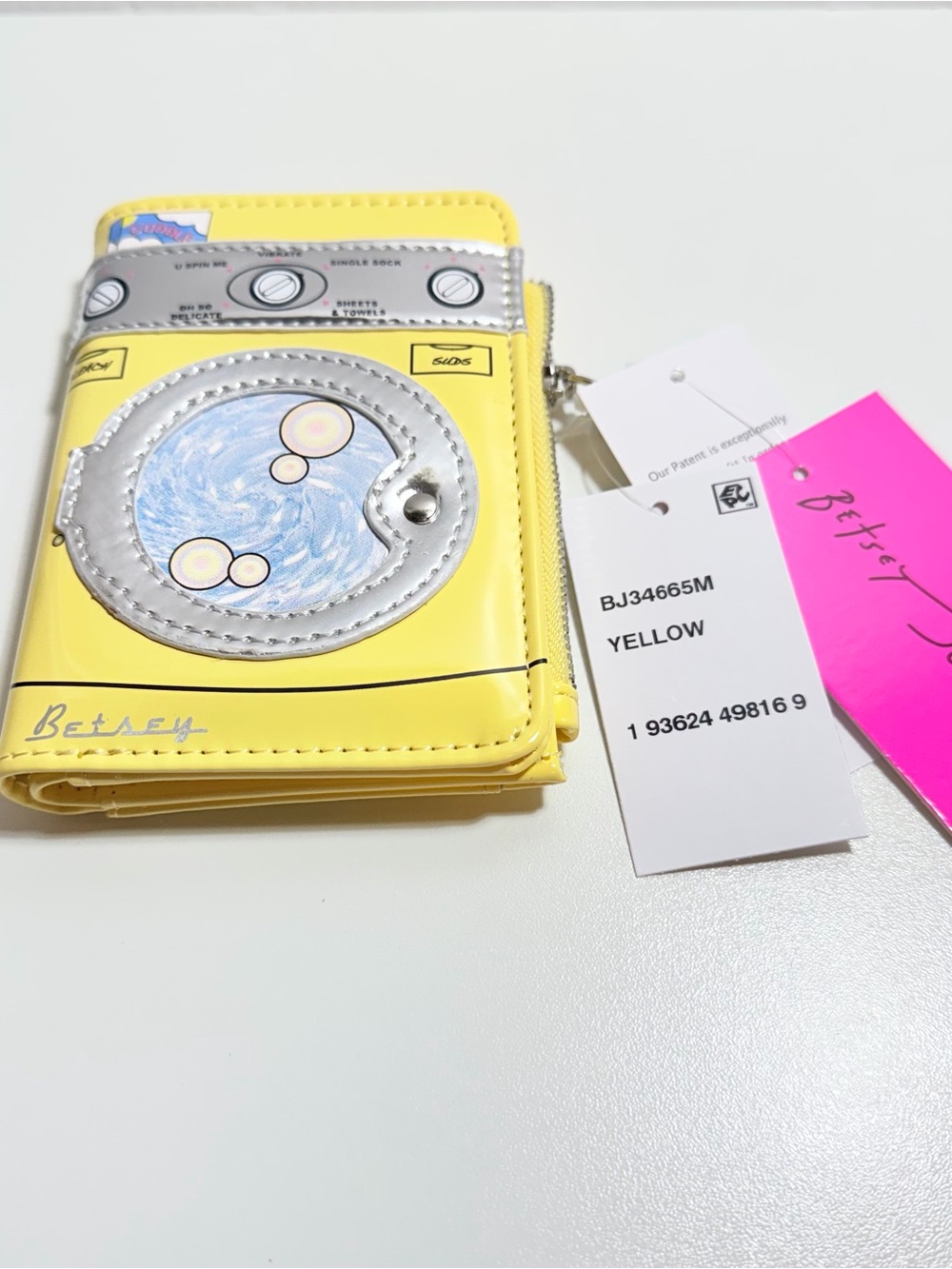 Betsey Johnson spin me billfold wallet NEW with Tags